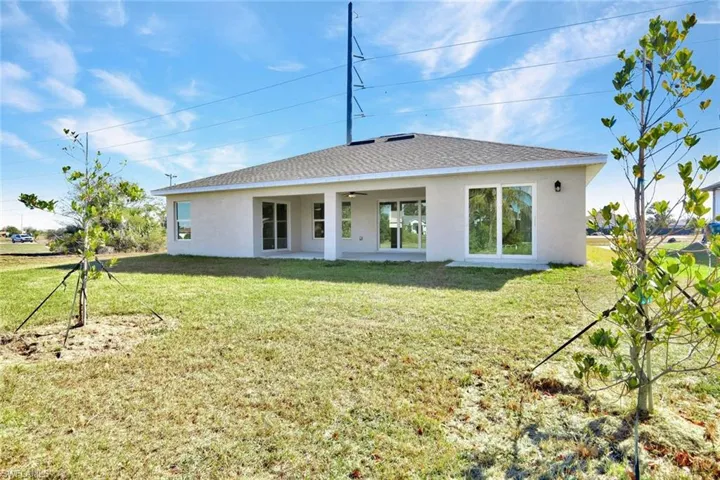 Rear View of Home