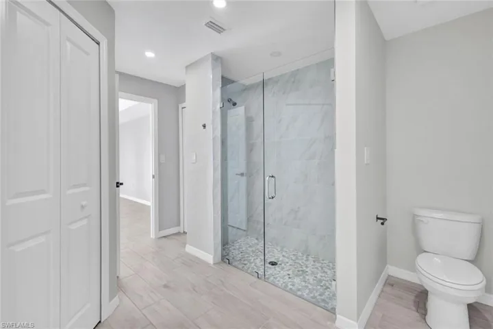 Shower in Primary Bath