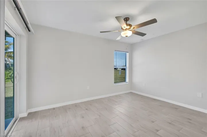 Spare Bedroom with Access to the Back Porch