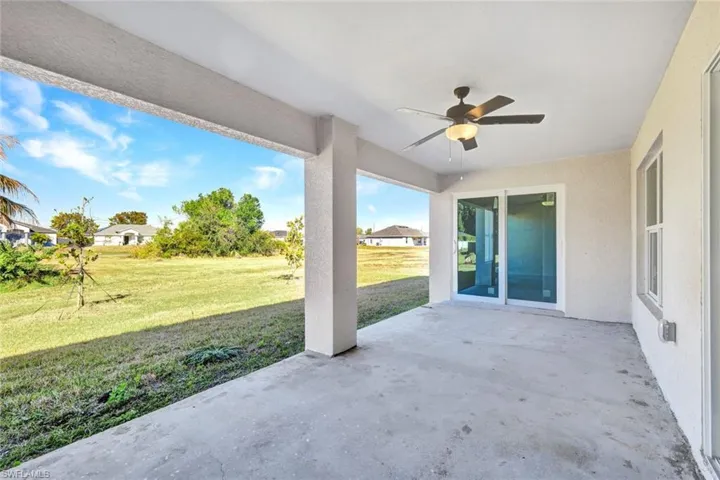 Rear Patio