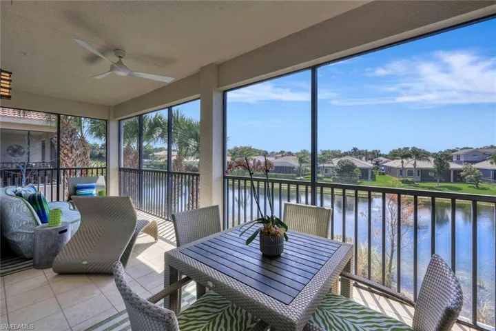 Lanai with Lake View