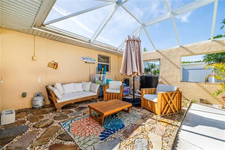 View of patio