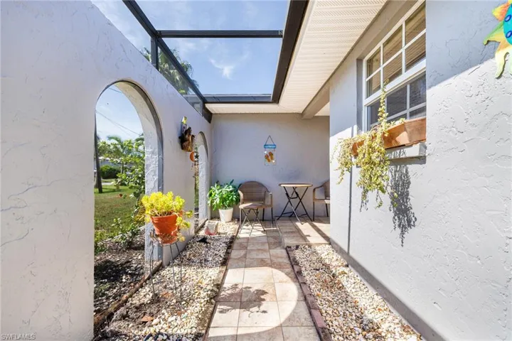 View of patio