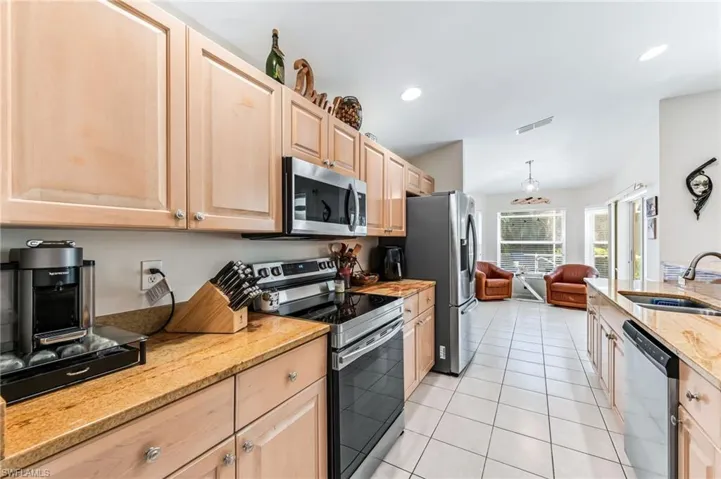 Ample cabinetry and counter space
