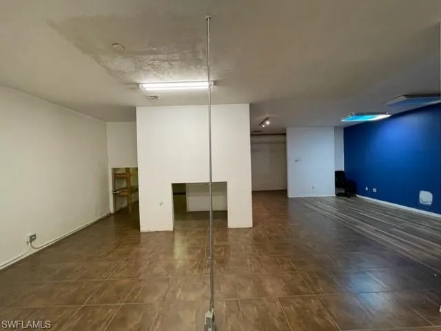 View of finished basement