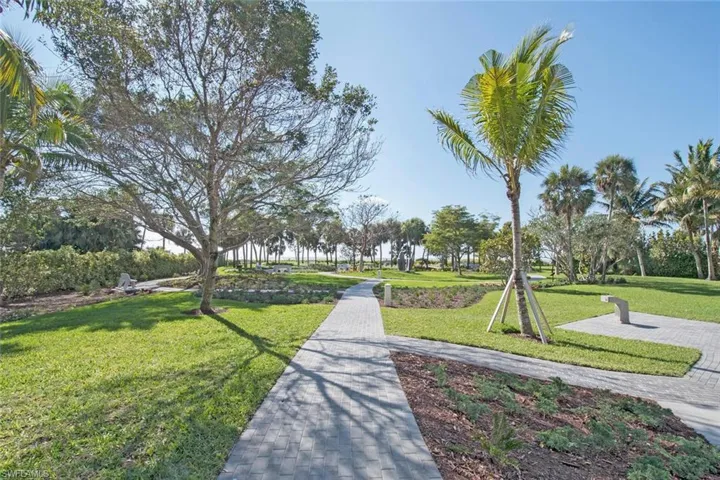 Park Shore park on beach by optional membership.