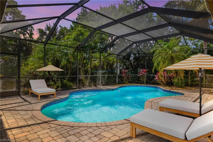 Outdoor pool featuring a patio and a lanai