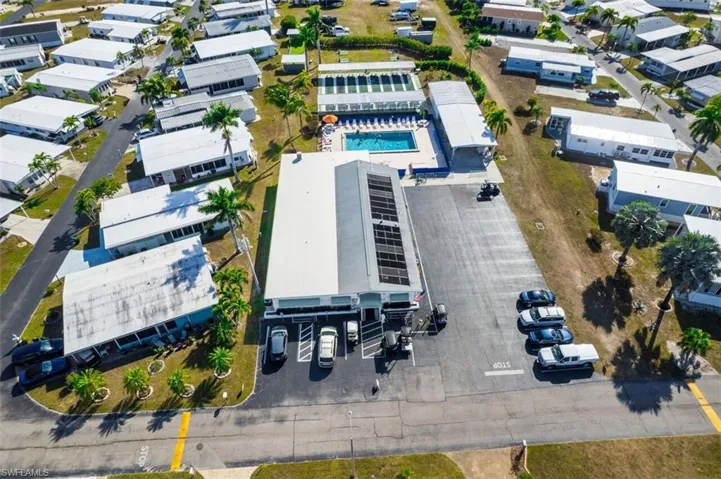 View of property location with a pool area