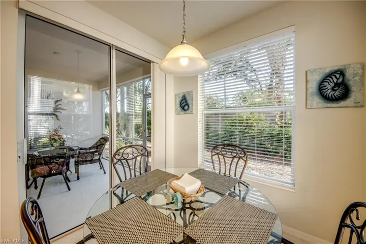 View of dining room