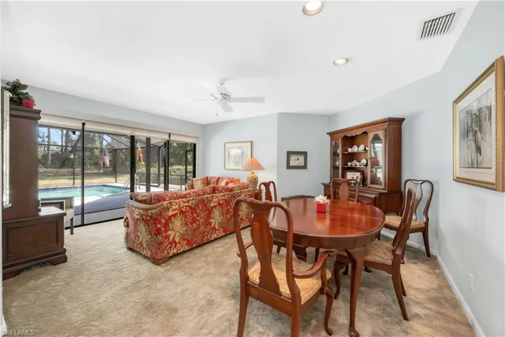 Dining space or Living Room Space