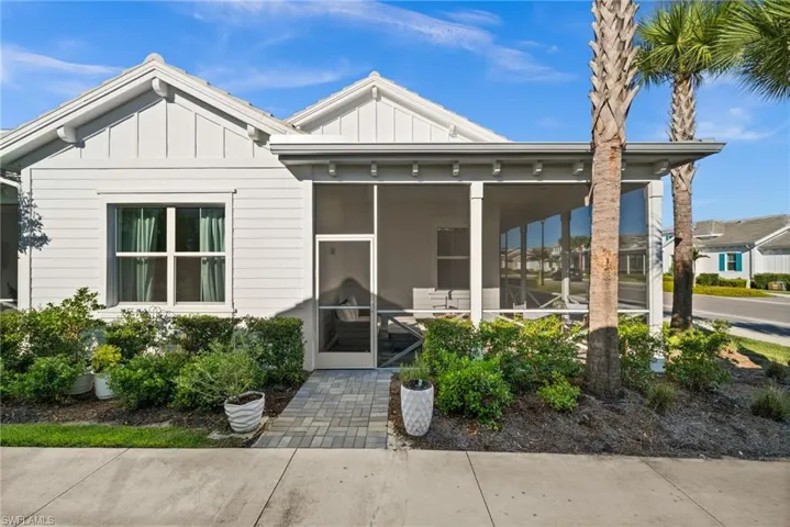 View of front of home featuring board and batten siding
