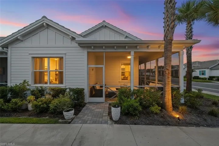 View of front of home featuring board and batten siding