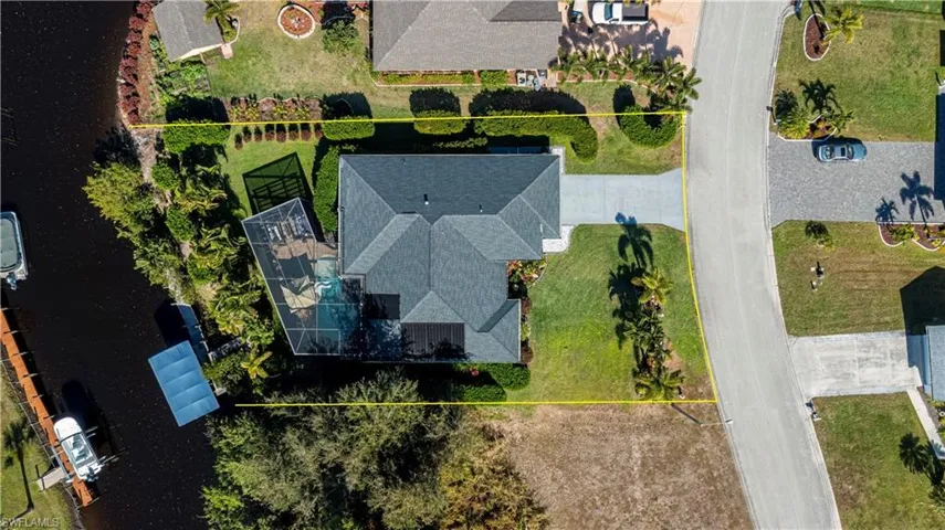 aerial of home