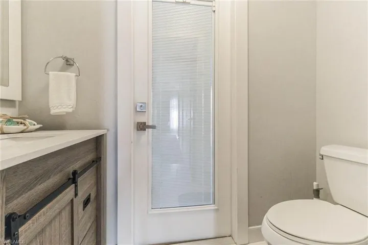 bathroom for pool bath