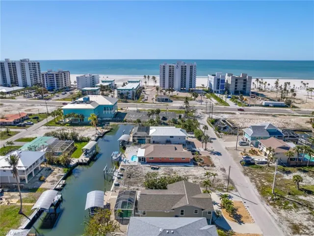 View of urban area featuring a nearby body of water