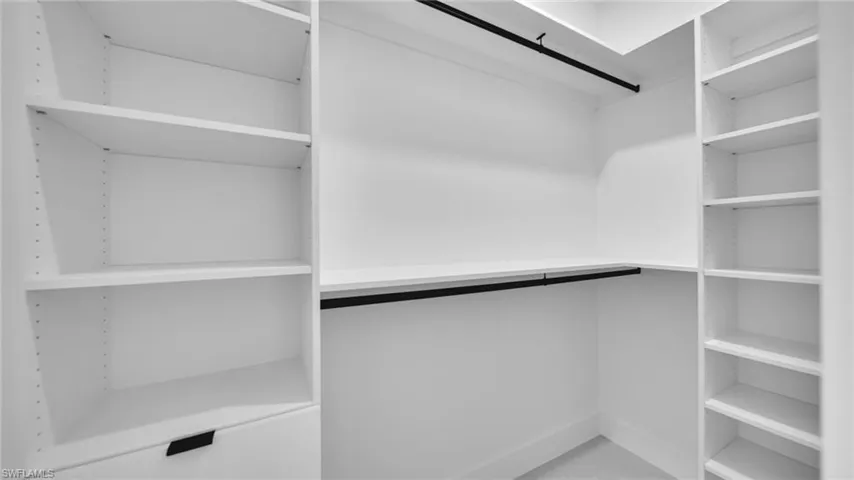View of spacious closet