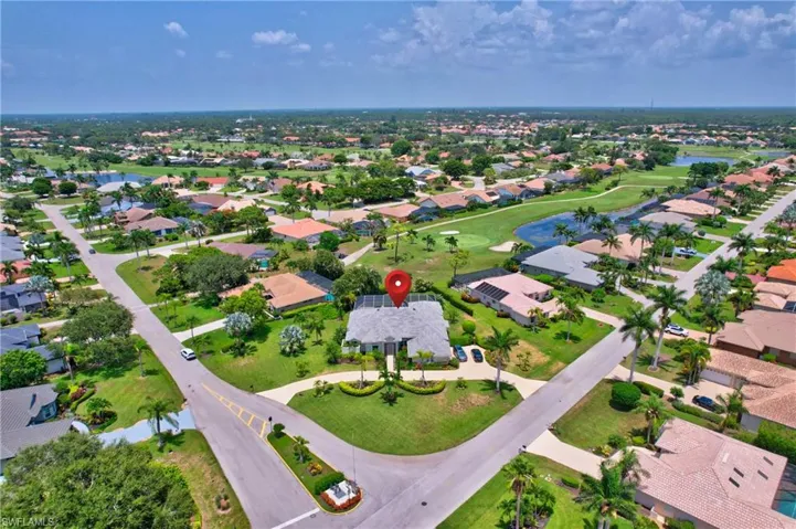 Large corner lot has elbow room