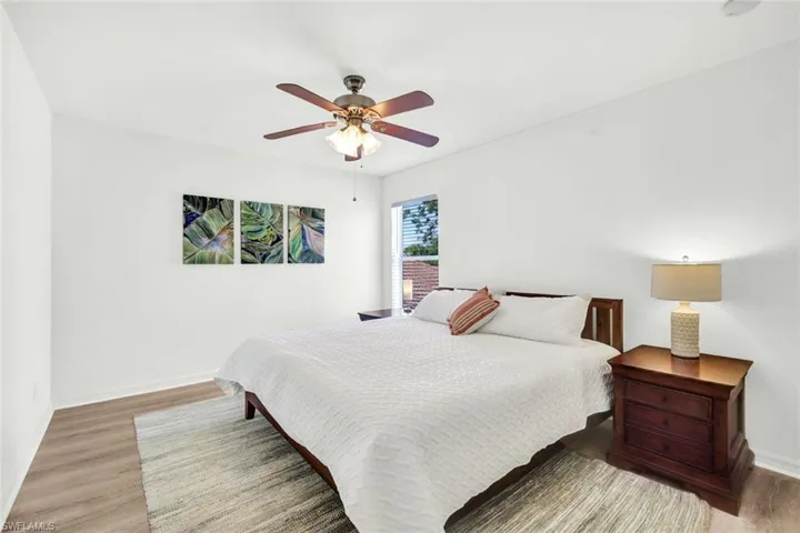 Located on the second floor, this spacious guest bedroom offers comfort and privacy.