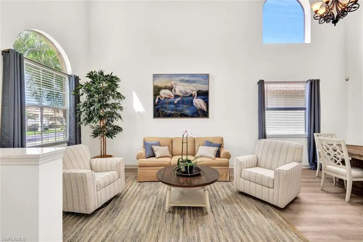 Enjoy a pre-dinner cocktail and conversation in this lovely space.