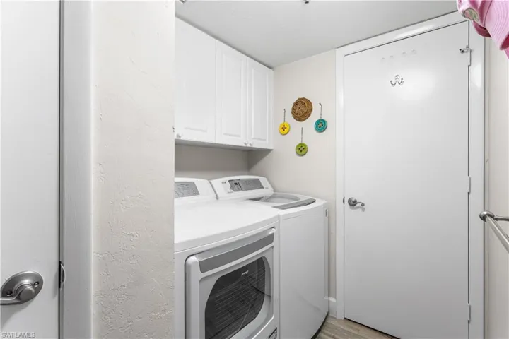 LG washer and dryer.