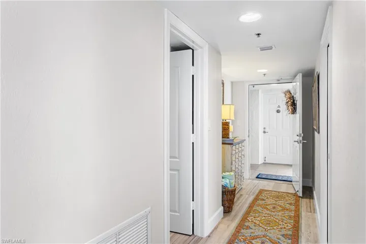 Entry way to condo.