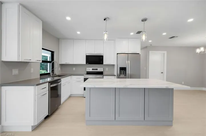 Plenty of room for two chefs in this beautifully updated kitchen.