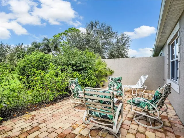 Extended Paver Patio with Long Lake View