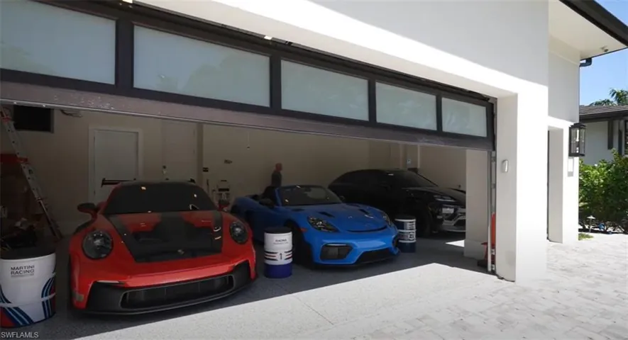 Spacious 3 car garage with ample storage