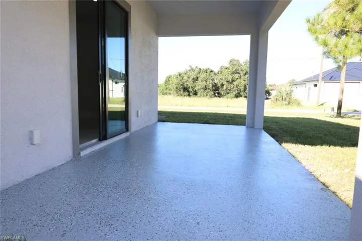 View of patio