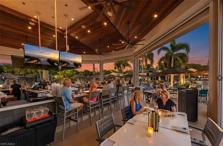 Dining at Dusk in Pelican Marsh