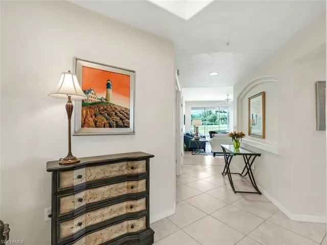 Diagonally-Laid Tile Flooring