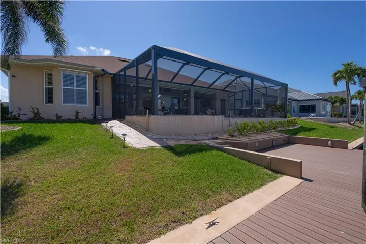 Back of property