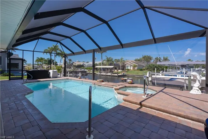 Screened in pool