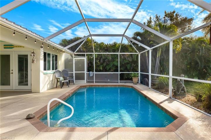 Heated salt water pool.