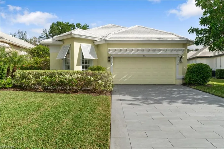 New driveway, pavers and roof
