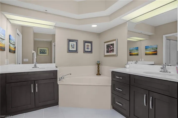 Primary New Vanities and Quartz counter tops
