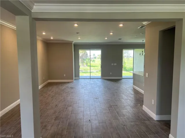 Bathroom with walk in shower and tile patterned floors