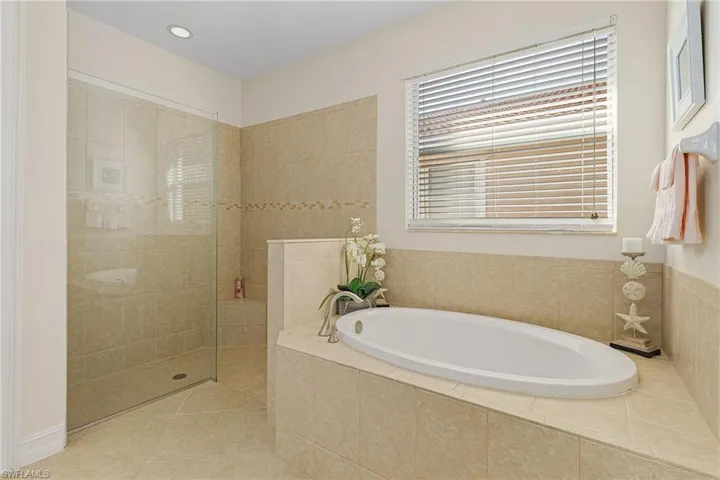 Large walk in shower!