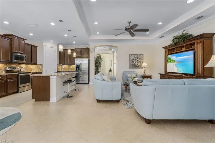 Large open concept space perfect for entertaining!