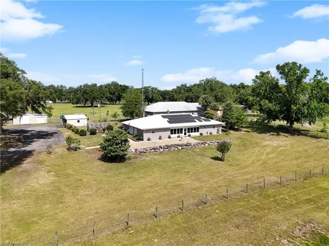 Drone / aerial view with a rural view