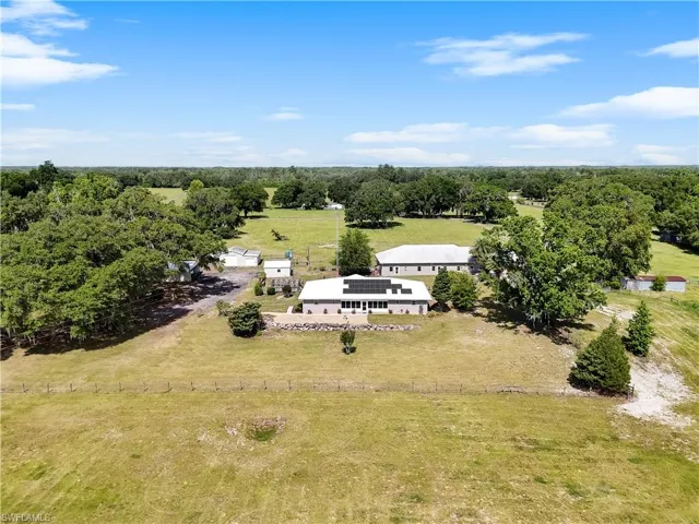 Bird's eye view with a rural view