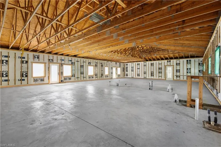 Blank slate...needs electrical, insulation, and interior walls and ceiling