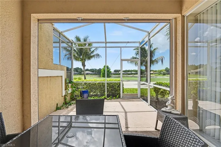 Rear Lanai over looking golf course