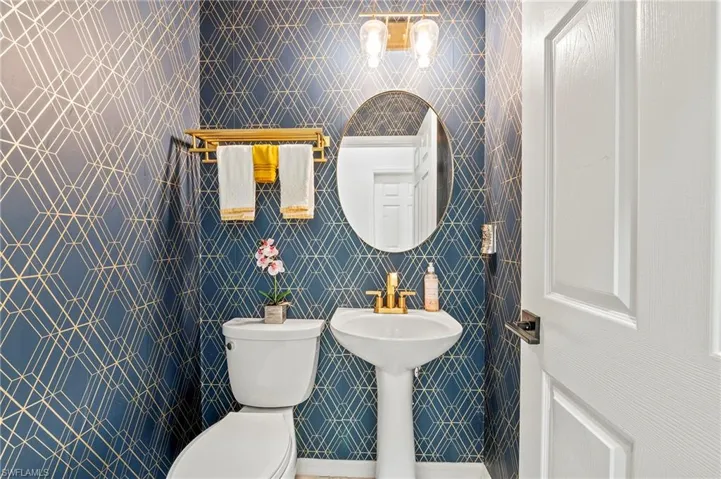 Main floor powder room
