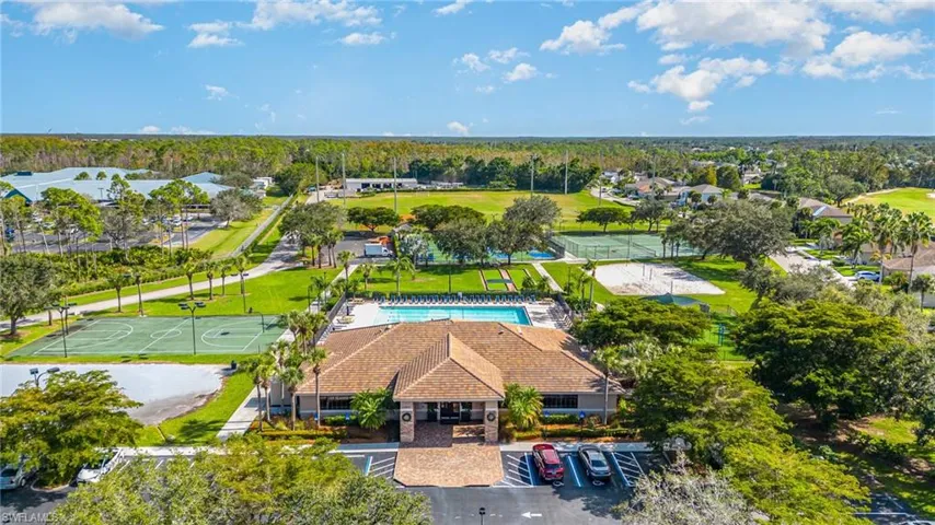 Clubhouse, pool, basketball, tennis, pickleball, volleyball, playground, baseball and soccer fields