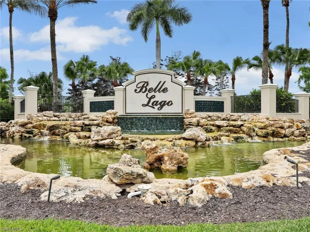 Belle Lago's Front Entrance Gated Community Built by Toll Brothers