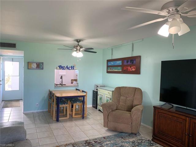 Living Room/Dining Room with Tile Floors