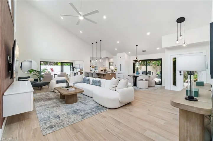 Cathedral ceiling and redesign of the space creates a