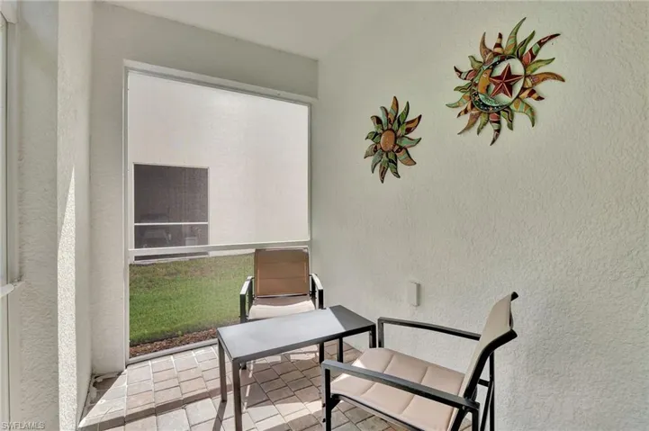 View of patio