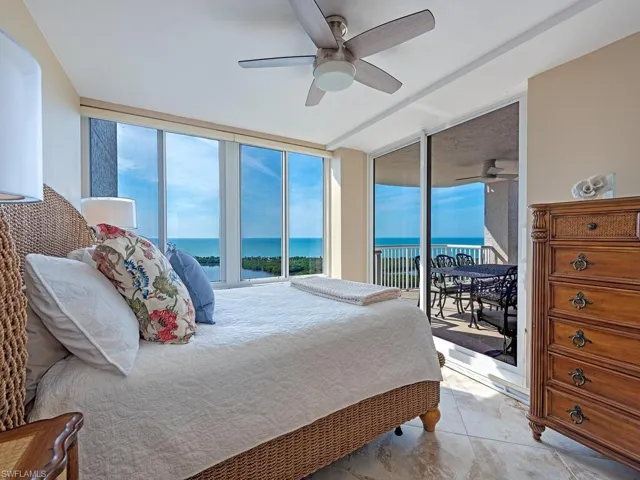 Guest Bedroom with Gulf views